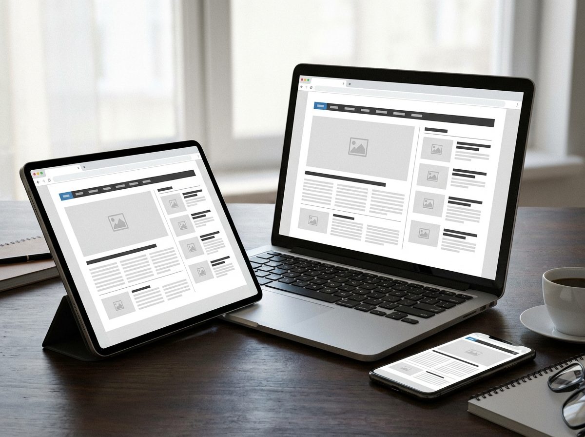 Responsive website redesign for Johnston County Sentinel